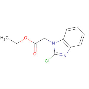 Ethyl 2-(2-chloro-1h-benzo[d]imidazol-1-yl)acetate Structure,59769-22-1Structure