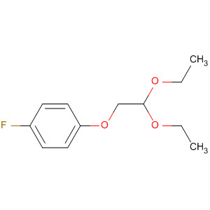 (4-Fluorophenoxy)acetaldehyde diethyl acetal Structure,59769-37-8Structure