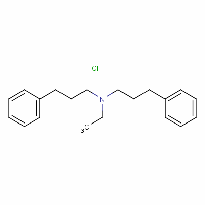 乙基雙(3-苯基丙基)氯化銨結(jié)構(gòu)式_5982-87-6結(jié)構(gòu)式