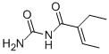 N-(aminocarbonyl)-2-ethyl-2-butenamide Structure,5982-97-8Structure