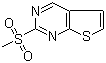 2-(Methylsulfonyl)thieno[2,3-d]pyrimidine Structure,598298-12-5Structure