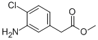 3-Amino-4-chlorophenylacetic acid methyl ester Structure,59833-69-1Structure