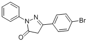 5-(4-Bromophenyl)-2,4-dihydro-2-phenyl-3h-pyrazol-3-one Structure,59848-48-5Structure