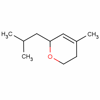 5,6-Dihydro-4-methyl-2-(2-methylpropyl)-2h-pyran Structure,59848-65-6Structure