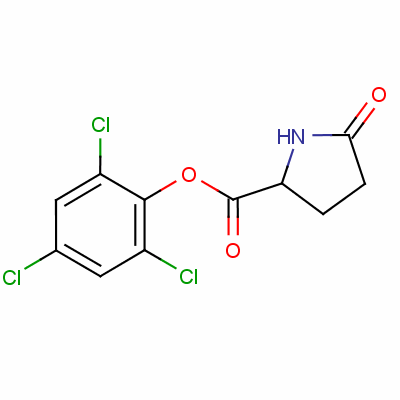 2,4,6-Trichlorophenyl 5-oxo-l-prolinate Structure,59850-84-9Structure