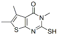 2-Mercapto-3,5,6-trimethylthieno[2,3-d]pyrimidin-4(3h)-one Structure,59898-59-8Structure