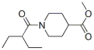 4-Piperidinecarboxylicacid,1-(2-ethyl-1-oxobutyl)-,methylester(9ci) Structure,599163-97-0Structure