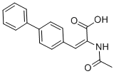 2-Acetamido-3-(4-biphenyl)acrylic acid Structure,599178-66-2Structure