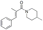 Piperidine,4-methyl-1-(2-methyl-1-oxo-3-phenyl-2-propenyl)-(9ci) Structure,599188-36-0Structure