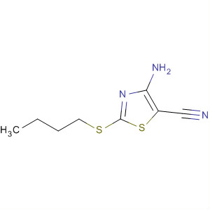 4-Amino-2-(butylthio)-5-thiazolecarbonitrile Structure,59972-67-7Structure