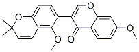 7-Methoxy-3-(5-methoxy-2,2-dimethyl-2h-1-benzopyran-6-yl)-4h-1-benzopyran-4-one Structure,60008-05-1Structure