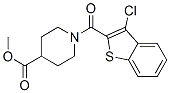 4-Piperidinecarboxylicacid,1-[(3-chlorobenzo[b]thien-2-yl)carbonyl]-,methylester(9ci) Structure,600122-25-6Structure