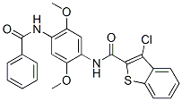 (9ci)-n-[4-(苯甲酰基氨基)-2,5-二甲氧基苯基]-3-氯-苯并[b]噻吩-2-羧酰胺結(jié)構(gòu)式_600122-28-9結(jié)構(gòu)式