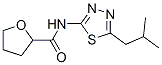 四氫-n-[5-(2-甲基丙基)-1,3,4-噻二唑-2-基]-2-呋喃羧酰胺結(jié)構(gòu)式_600160-03-0結(jié)構(gòu)式