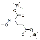 2-(Methoxyimino)pentanedioic acid bis(trimethylsilyl) ester Structure,60022-87-9Structure