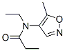 Propanamide, n-ethyl-n-(5-methyl-4-isoxazolyl)- Structure,600638-64-0Structure