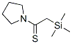 Pyrrolidine, 1-[1-thioxo-2-(trimethylsilyl)ethyl]- (9ci) Structure,600728-19-6Structure