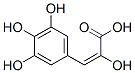 2-Propenoic acid, 2-hydroxy-3-(3,4,5-trihydroxyphenyl)-, (2e)-(9ci) Structure,600731-74-6Structure