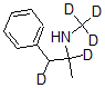 Alpha-methyl-n-(methyl-d3)-benzeneethan-alpha,beta-d2-amine Structure,60124-88-1Structure