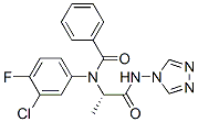 (S)-(9CI)-N-(3-氯-4-氟苯基)-N-[1-甲基-2-氧代-2-(4H-1,2,4-噻唑-4-基氨基)乙基]-苯甲酰胺結(jié)構(gòu)式_60143-17-1結(jié)構(gòu)式