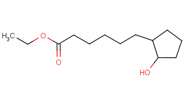 Ethyl 2-hydroxycyclopentanehexanoate Structure,60145-67-7Structure