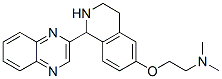 (9ci)-N,N-二甲基-2-[[1,2,3,4-四氫-1-(2-喹噁啉yl)-6-異喹啉]氧基]-乙胺結(jié)構(gòu)式_601462-78-6結(jié)構(gòu)式