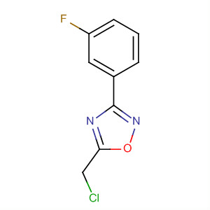 5-(Chloromethyl)-3-(3-fluorophenyl)-1,2,4-oxadiazole Structure,601484-33-7Structure