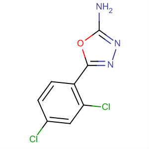 5-(2,4-Dichlorophenyl)-1,3,4-oxadiazol-2-amine Structure,60160-13-6Structure