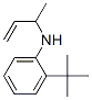 2-Tert-butyl-n-(1-methyl-2-propenyl)benzenamine Structure,60173-57-1Structure