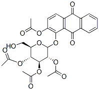 1-Hydroxy-2-(2-o,3-o,4-o,6-o-tetraacetyl-β-d-glucopyranosyloxy)-9,10-anthracenedione Structure,60197-67-3Structure