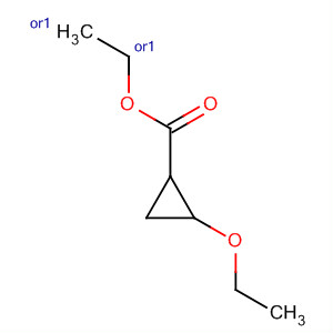 Cyclopropanecarboxylic acid, 2-ethoxy-, ethyl ester, (1r,2r)-rel- Structure,60212-44-4Structure