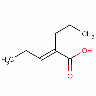 (E,Z) 2-丙基-2-戊烯酸結(jié)構(gòu)式_60218-41-9結(jié)構(gòu)式