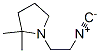 Pyrrolidine, 1-(2-isocyanoethyl)-2,2-dimethyl- (9ci) Structure,602268-94-0Structure