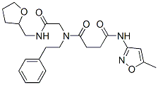 (9ci)-n-(5-甲基-3-異噁唑基)-n-[2-氧代-2-[[(四氫-2-呋喃)甲基]氨基]乙基]-n-(2-苯基乙基)-丁烷二酰胺結(jié)構(gòu)式_602322-30-5結(jié)構(gòu)式