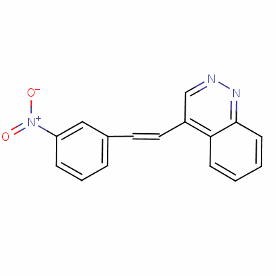 4-(M-nitrostyryl)cinnoline Structure,60246-14-2Structure