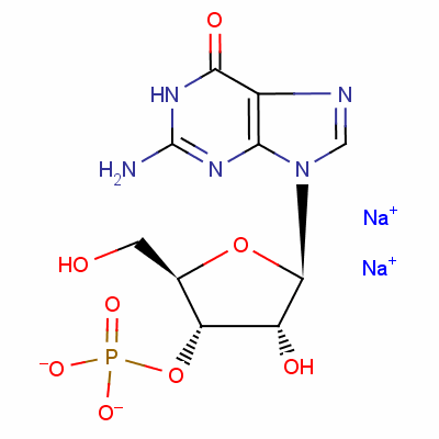 鳥苷酸鈉結(jié)構(gòu)式_6027-83-4結(jié)構(gòu)式