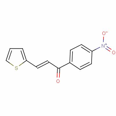 1-(4-Nitrophenyl)-3-(2-thienyl)-prop-2-en-1-one Structure,6028-92-8Structure