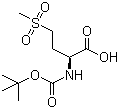 (S)-2-(叔丁氧基羰基)-4-(甲基磺?；?丁酸結(jié)構(gòu)式_60280-45-7結(jié)構(gòu)式