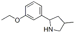 Pyrrolidine, 2-(3-ethoxyphenyl)-4-methyl- (9ci) Structure,603068-22-0Structure