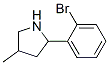 Pyrrolidine, 2-(2-bromophenyl)-4-methyl- (9ci) Structure,603068-35-5Structure