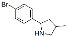 Pyrrolidine, 2-(4-bromophenyl)-4-methyl- (9ci) Structure,603068-37-7Structure