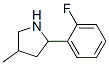 Pyrrolidine, 2-(2-fluorophenyl)-4-methyl- (9ci) Structure,603068-40-2Structure