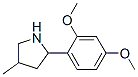 Pyrrolidine, 2-(2,4-dimethoxyphenyl)-4-methyl- (9ci) Structure,603068-41-3Structure