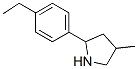 Pyrrolidine, 2-(4-ethylphenyl)-4-methyl- (9ci) Structure,603068-51-5Structure