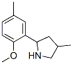 Pyrrolidine, 2-(2-methoxy-5-methylphenyl)-4-methyl- (9ci) Structure,603068-58-2Structure