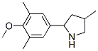 Pyrrolidine, 2-(4-methoxy-3,5-dimethylphenyl)-4-methyl- (9ci) Structure,603068-63-9Structure