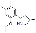 Pyrrolidine, 2-(2-ethoxy-4,5-dimethylphenyl)-4-methyl- (9ci) Structure,603069-00-7Structure