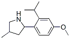 Pyrrolidine, 2-[4-methoxy-2-(1-methylethyl)phenyl]-4-methyl- (9ci) Structure,603069-08-5Structure