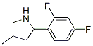 Pyrrolidine, 2-(2,4-difluorophenyl)-4-methyl- (9ci) Structure,603069-10-9Structure