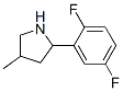 Pyrrolidine, 2-(2,5-difluorophenyl)-4-methyl- (9ci) Structure,603069-11-0Structure